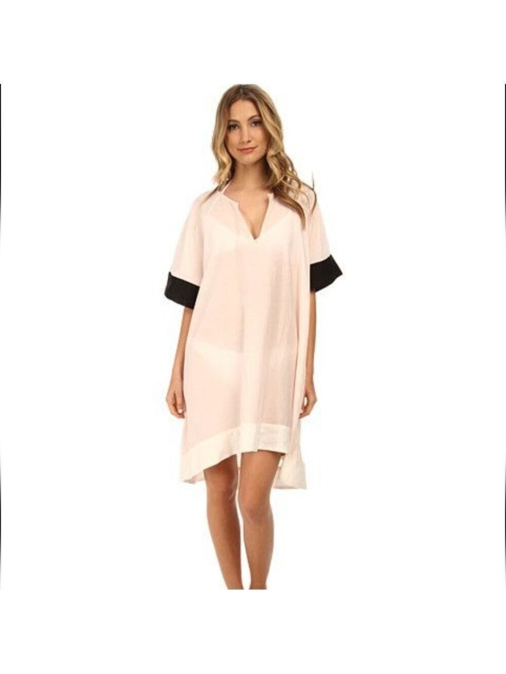 Kate Spade Dive Right In Swim Silk Blend Cover-up, Size XS